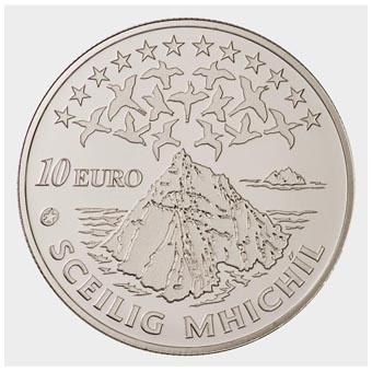 Skellig Michael 10 euro Ierland 2008 Proof
